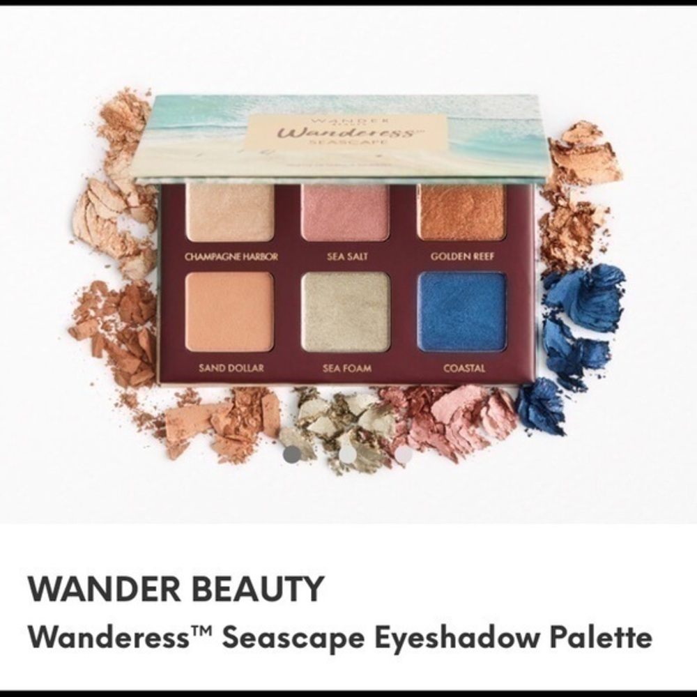 NWT SEALED WANDER BEAUTY WANDERESS SEASCAPE EYE SHADOW PALLET